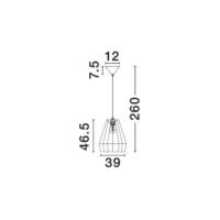 lustra boho dena natural