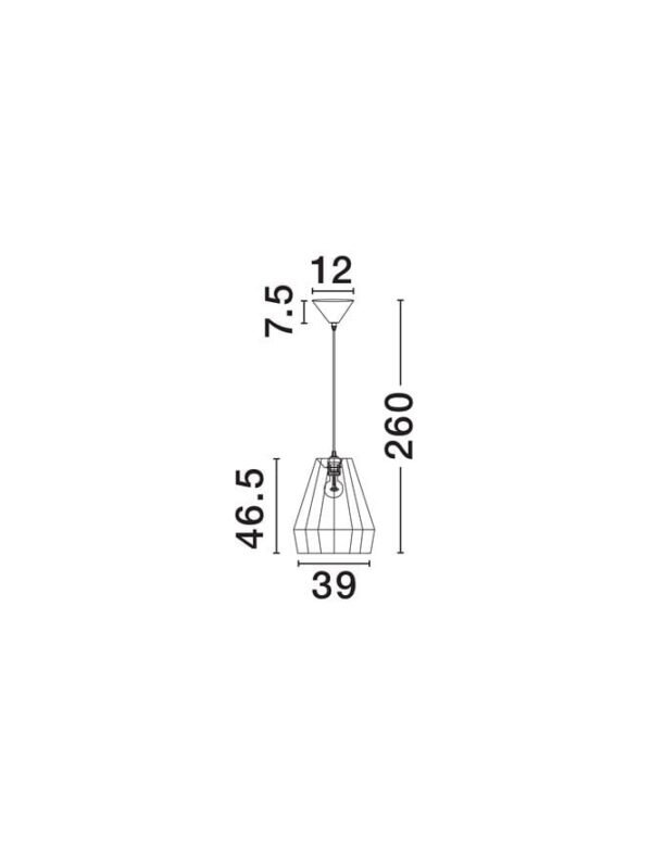 lustra boho dena natural