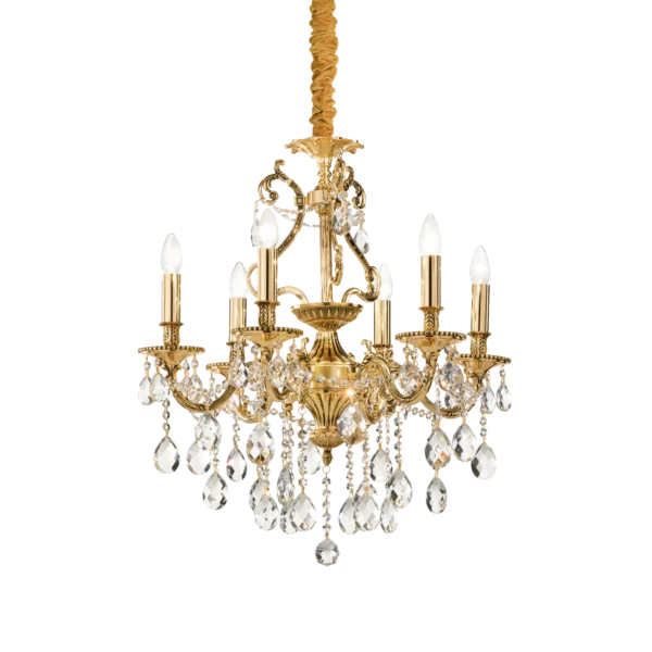 Candelabru Cristal Giocconda SP6 Ideal Lux
