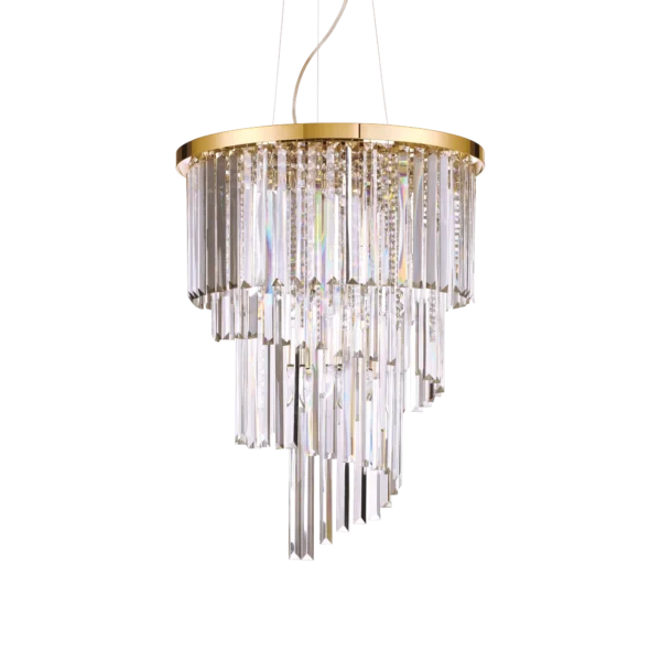 lustra suspendata carlton auriu lustra suspendata