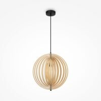 pendul bej rotund