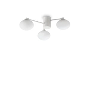 Plafonieră Hermes PL3 D60 Ideal Lux