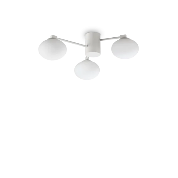 plafoniera hermes PL3 D60 alb 2 Plafonieră Hermes PL3 D60 Ideal Lux