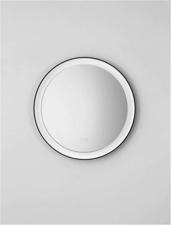 Oglinda rotundă cu LED și dezaburire + sistem touch perfectă pentru machiaj Nova Luce URAL, diametru 60 cm