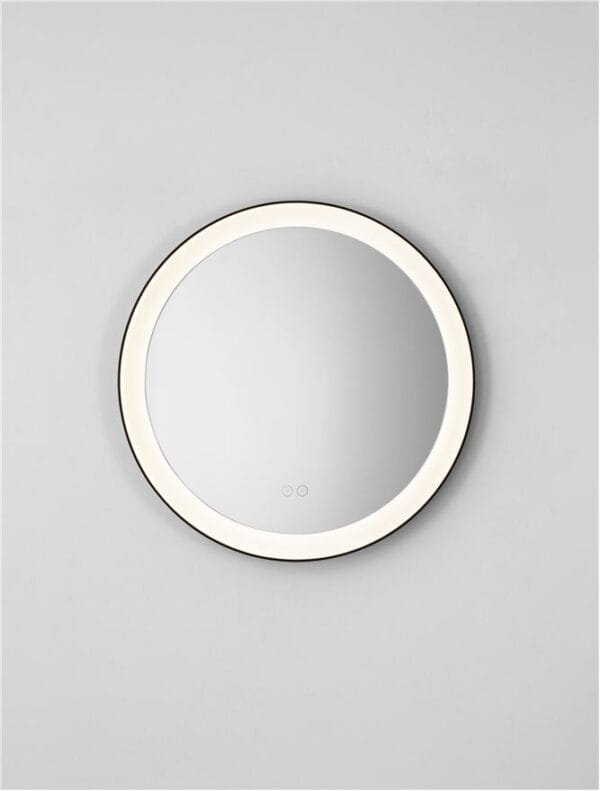 Oglinda rotundă cu LED și dezaburire + sistem touch perfectă pentru machiaj Nova Luce URAL, diametru 60 cm