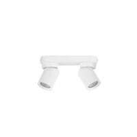 Plafoniera cu două spoturi LED albe Nova Luce Amecy GU10 2x10W