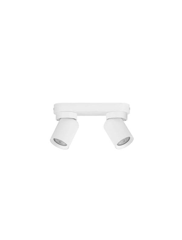 Plafoniera cu două spoturi LED albe Nova Luce Amecy GU10 2x10W