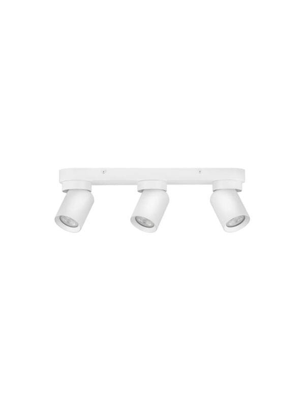 Plafonieră cu trei spoturi LED albe Nova Luce Amecy GU10 3x10W