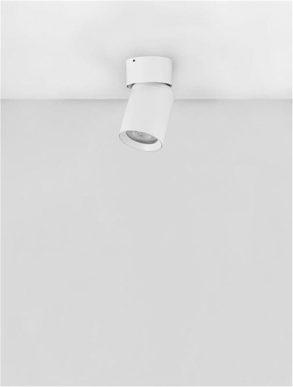 Spot LED Alb Nova Luce Amecy GU10 1x10W