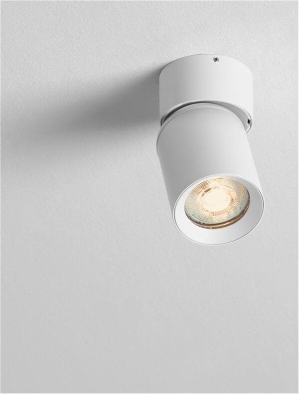 Spot LED Alb Nova Luce Amecy GU10 1x10W