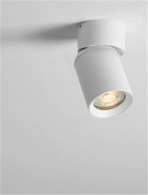 Spot LED Alb Nova Luce Amecy GU10 1x10W