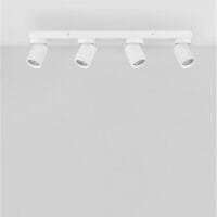 Șină cu patru spoturi LED albe Nova Luce Amecy GU10 4x10W
