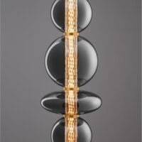 Pendul auriu-fumuriu dimabil Nova Luce Navi 20W