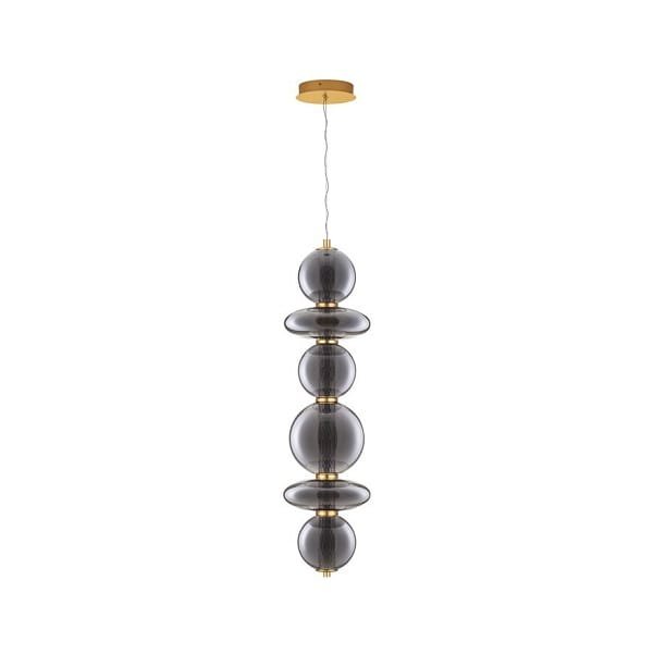 Pendul auriu-fumuriu dimabil Nova Luce Navi 27W