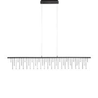 Pendul LED modern negru Nova Luce Stellar 17W Dimabil