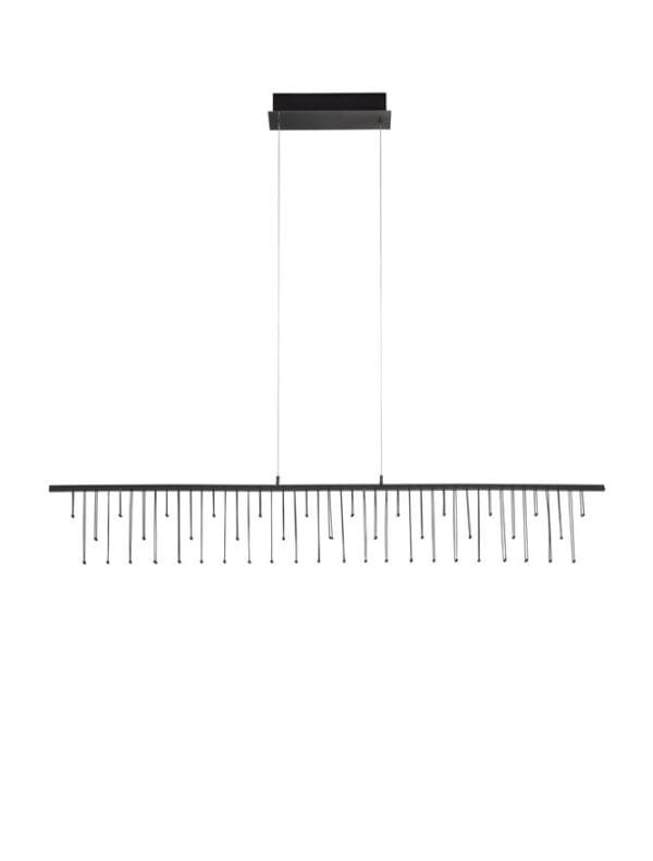 Pendul LED modern negru Nova Luce Stellar 17W Dimabil