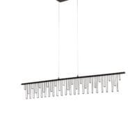 Pendul LED modern negru Nova Luce Stellar 17W Dimabil