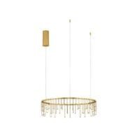Lustră LED modernă aurie Nova Luce Stellar 26W Dimabilă