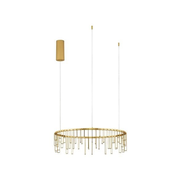 Lustră LED modernă aurie Nova Luce Stellar 26W Dimabilă