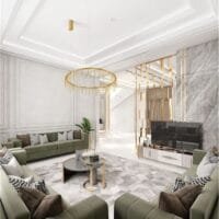 Lustră LED modernă aurie Nova Luce Stellar 31W Dimabilă