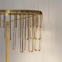 Lampă de masă LED modernă aurie Nova Luce Stellar 16W Dimabilă