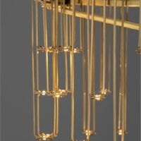 Lampă de masă LED modernă aurie Nova Luce Stellar 16W Dimabilă