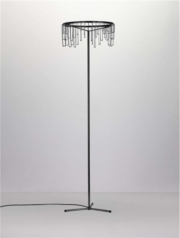 Lampadar LED modern negru Nova Luce Stellar 17W Dimabil