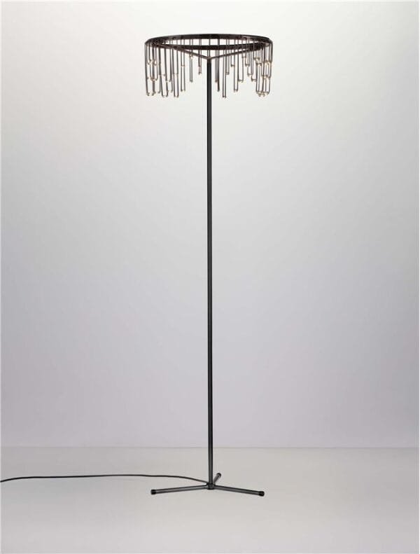 Lampadar LED modern negru Nova Luce Stellar 17W Dimabil