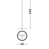 Lampadar LED modern negru Nova Luce Stellar 17W Dimabil
