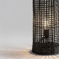 lampadar natural negru