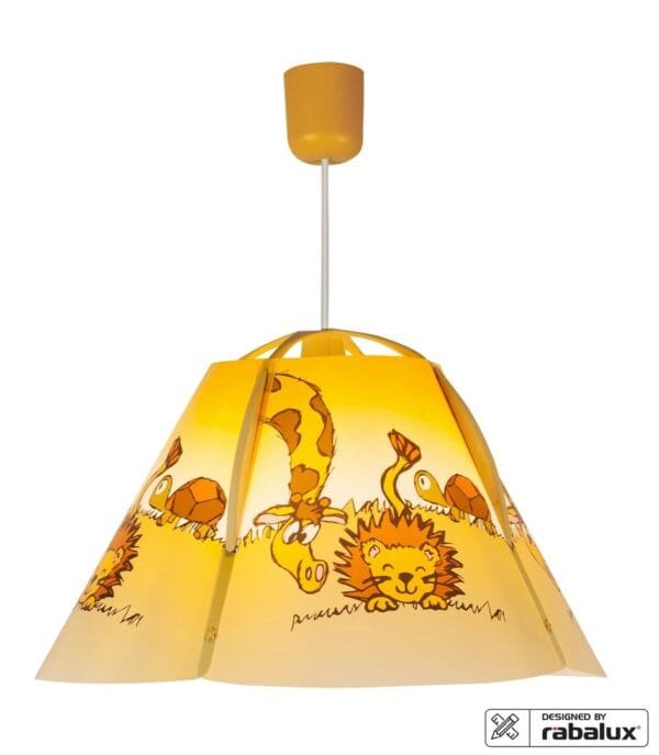 Lustră pentru copii cu animale Rabalux Leon
