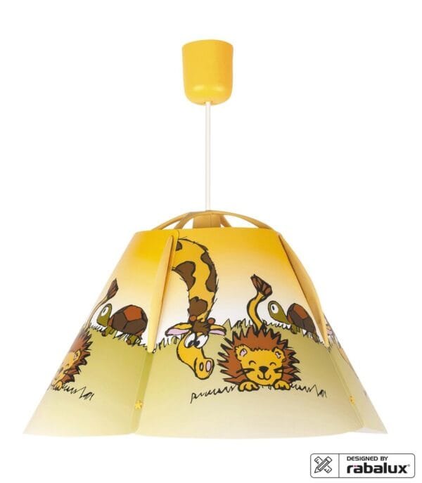 Lustră pentru copii cu animale Rabalux Leon