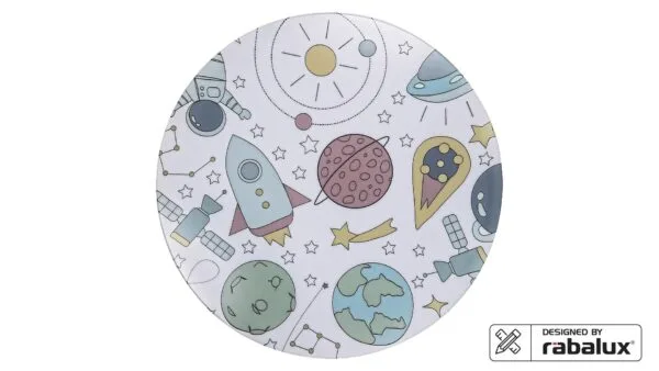 Plafonieră LED pentru copii Rabalux Hanka Space 24W 3000K