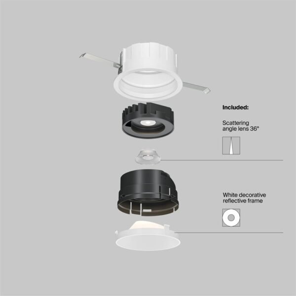 Spot Led Încastrat Mayoni Wise 10W 36° alb