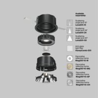 Spot Led Încastrat Mayoni Wise 10W 36° negru 3