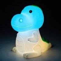 Veioză bebeluși și copii RGB, LED cu încărcare USB Rabalux Dinoo