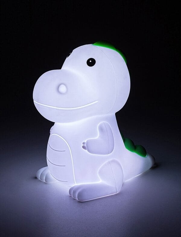 Veioză bebeluși și copii RGB, LED cu încărcare USB Rabalux Dinoo