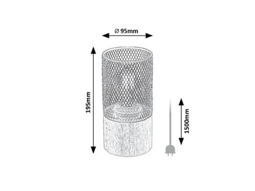 Lampă de masă modernă Rabalux Callum 25W
