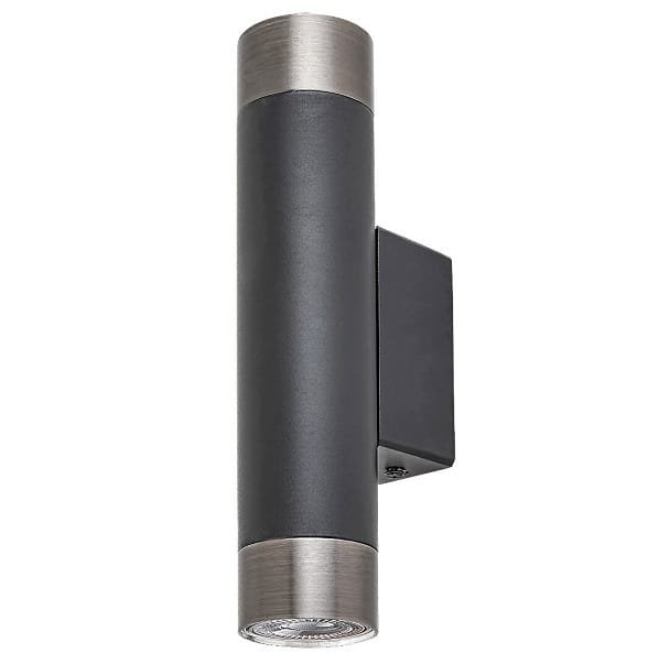 lampa de perete cilindrica neagra