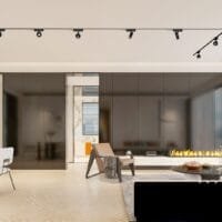 lampa spot led pe sina