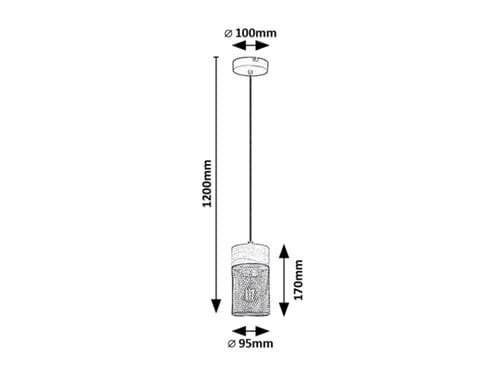 Pendul Modern Rabalux Callum 3 25W