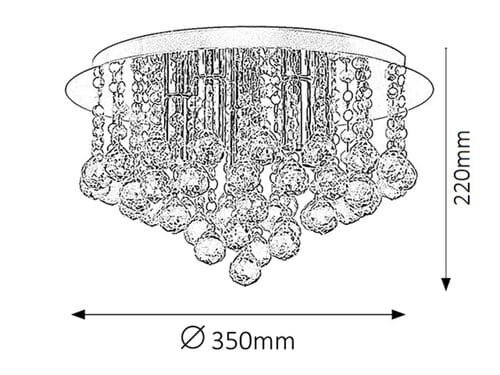 plafoniera eleganta rabalux