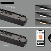 plafoniera led dimabila cu wi-fi