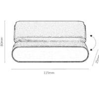 plafoniera led pentru sistem pe sina rabalux