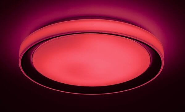 plafoniera rgb cu telecomandă