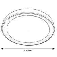 Plafonieră RGB cu telecomandă Rabalux Everest