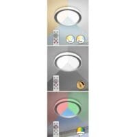 plafoniera rgb cu telecomandă