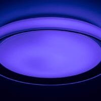 plafoniera rgb cu telecomandă