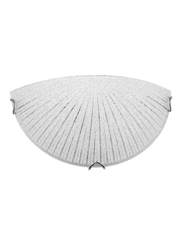 Aplică din sticlă texturată Nova Luce Shell E27