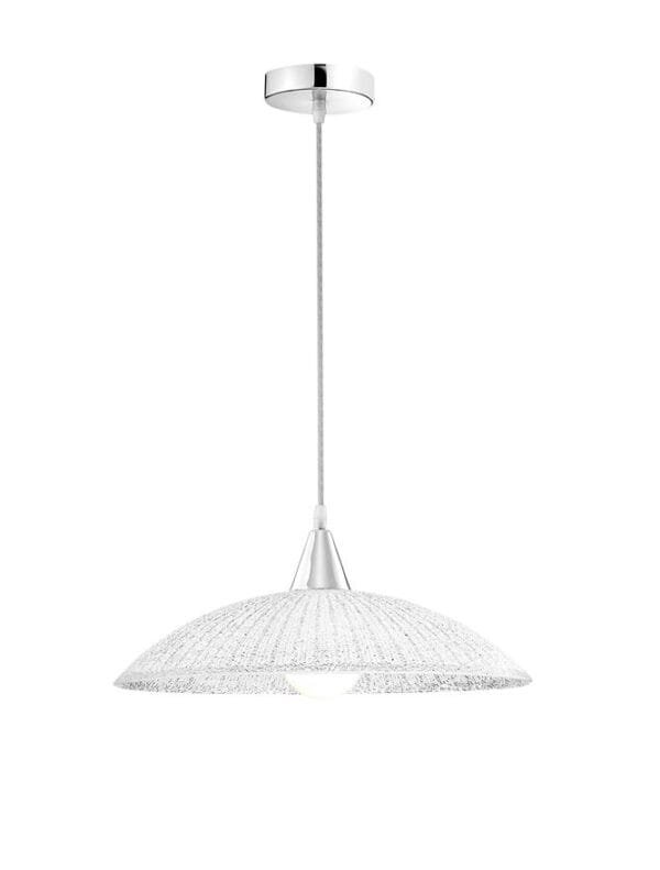 Lustra din sticlă texturată Nova Luce Shell E27